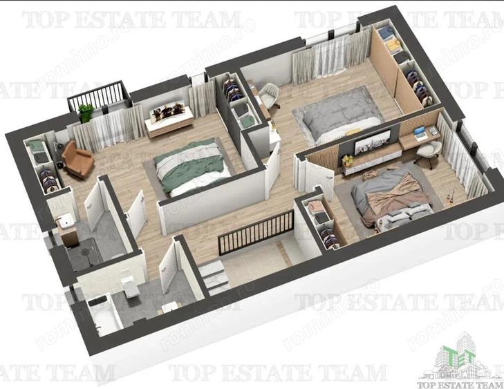 Vila individuala cuplata, in complex rezidential modern, cu 4 camere, toate utilitatile, Drumul Tabe - 3