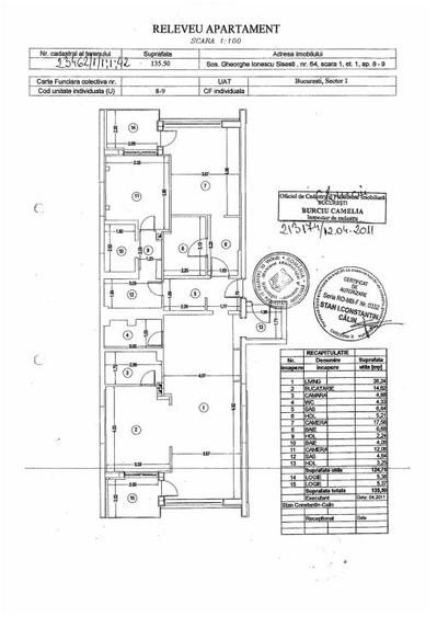 Proprietar, vand apartament 3 camere lux et. 1 (ap. 8-9) - 10