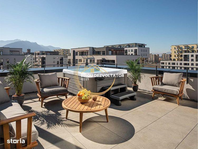 Penthouse Ansablu premium Vedere libera Decomandat Metrou Teclu Titan - 1