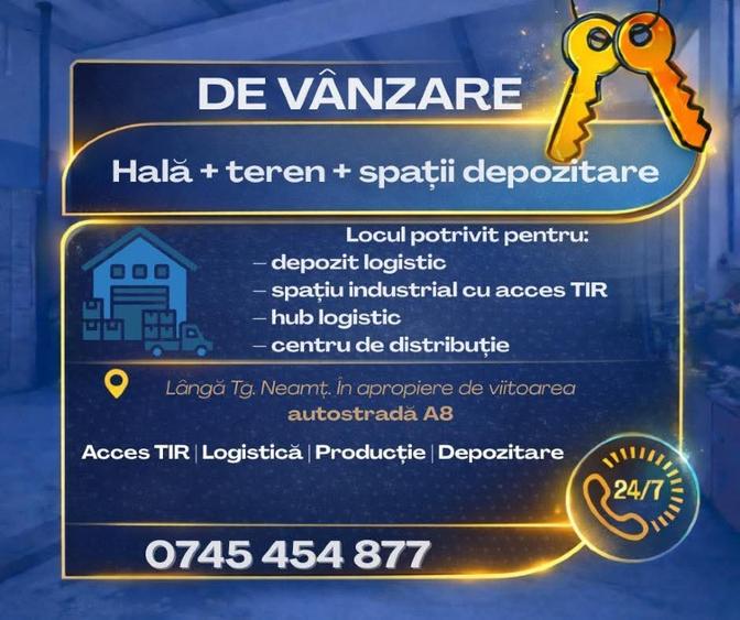 Teren + Hala comerciala  - 1