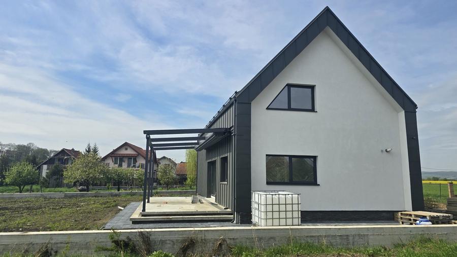 Casa premium eficienta energetic, proiect deosebit 140 mp utili cu 600 mp curte - 4