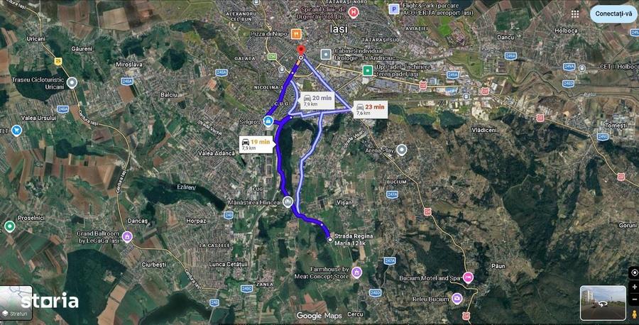 Teren intravilan in suprafata de 5.500mp , situat pe str.Regina Maria - 1