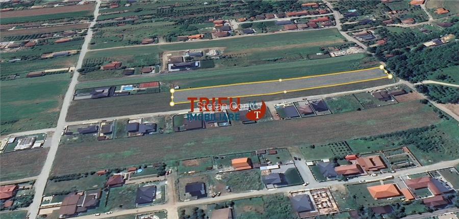 Teren intravilan 2011 mp de vanzare in Alba Iulia la asfalt cu utilitati