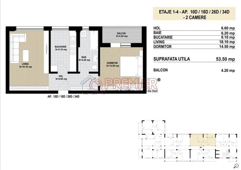 OFERTA LIMITATA | Apartament 2 camere decomandat | Bloc nou | Langa - 6