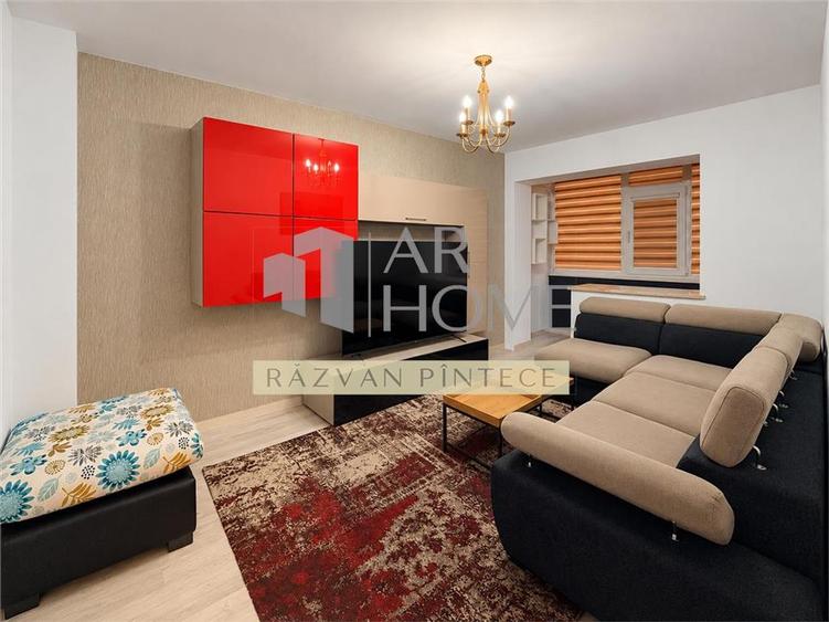 Apartament cu 3 camere decomandat, mobilat în Cantacuzino
