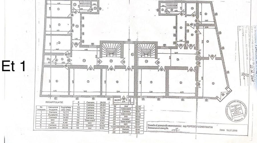 Spatiu comercial P+E zona Rosetti / 800 mp - 24