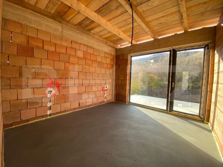 Casa P+E semifinisata cu panouri solare si pompa de caldura zona Roata Faget - 14
