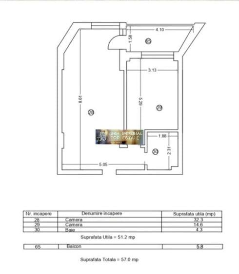 Apartament 2 camere Stefan Building Azimuth Vedere laterala la mare - 9