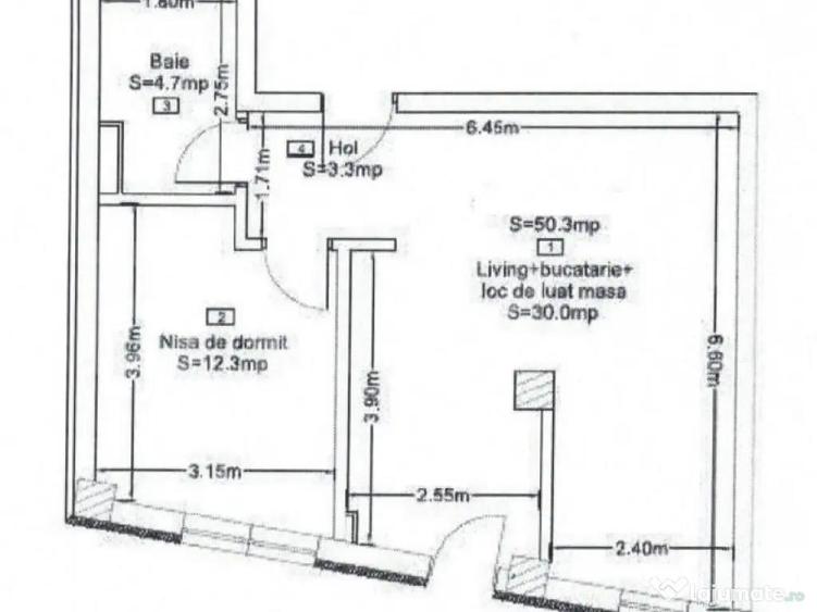 Apartament 2 camere, 50 mp, bloc nou, zona Corneliu Coposu - 1