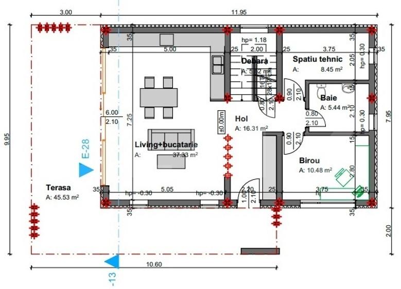 Casa individuala 148 mp, teren 710 mp, 10 min de Cluj - Salicea - 7