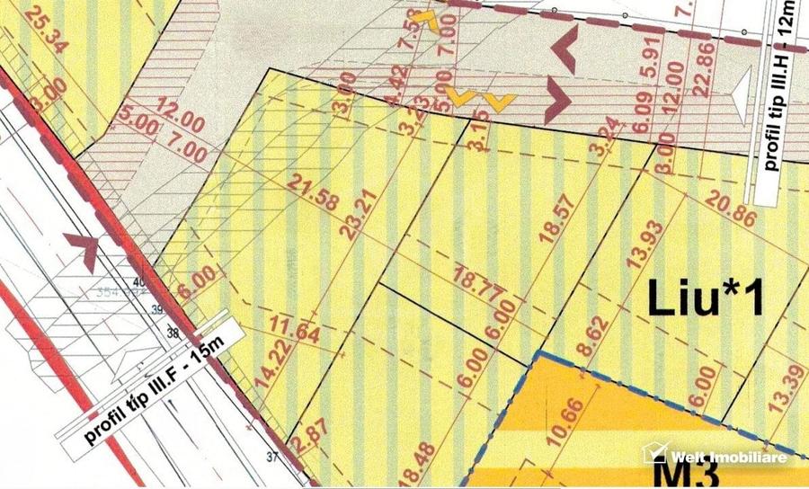 Vanzare teren cu PUZ aprobat, Dambul Rotund, zona Lidl, 800 mp, 3 fronturi - 2