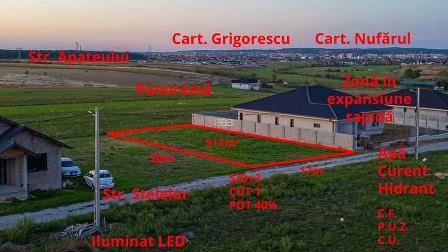 Teren 511mp în Cihei cu PANORAMĂ spre Oradea - UTILITĂȚI, P.U.Z., C.U. Teren 511mp în Cihei cu PANORAMĂ spre Oradea - UTILITĂȚI, P.U.Z., C.U.