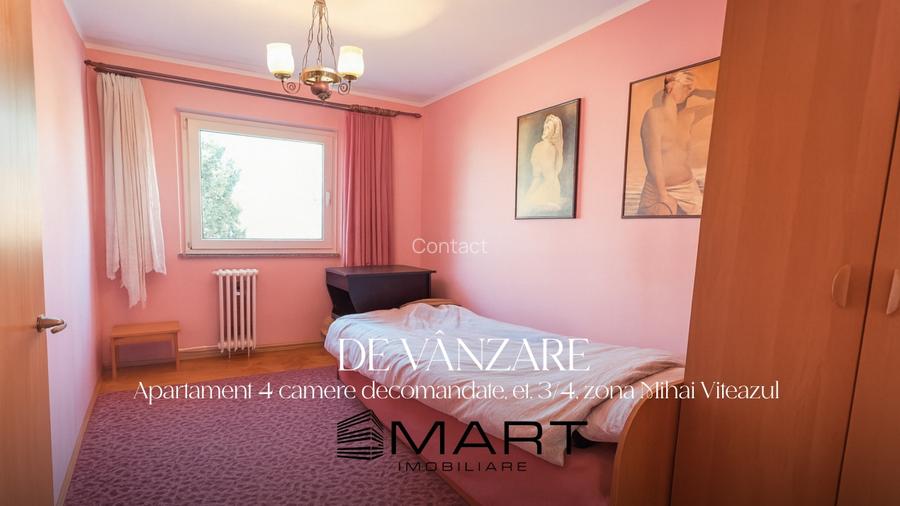 Apartament 4 camere etaj 3/4 zona Mihai Viteazul