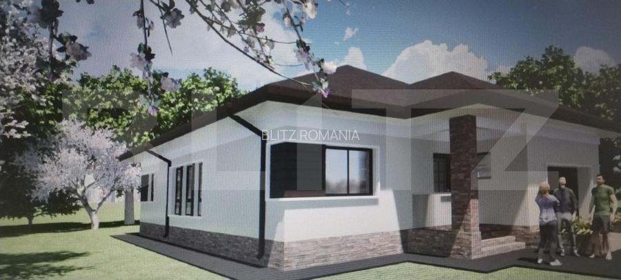 Vila plan parter 120mp utili/600mp teren, zona Priseaca