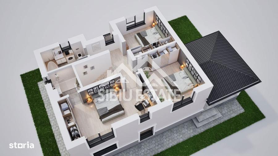 Casa individuala, gradina generoasa- spa?iu, lumina ?i func?ionalitate - 5