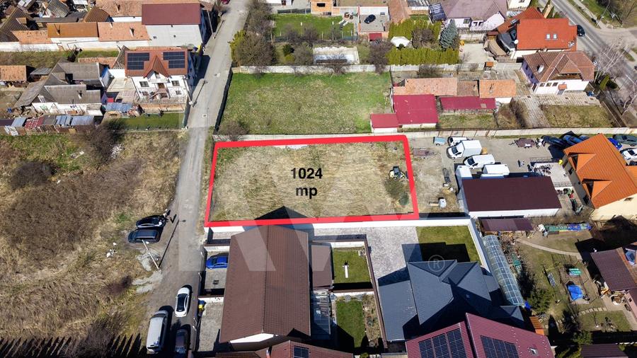Teren intravilan in Selimbar, Sibiu | 1.024 mp | Deschidere 22 m - 1