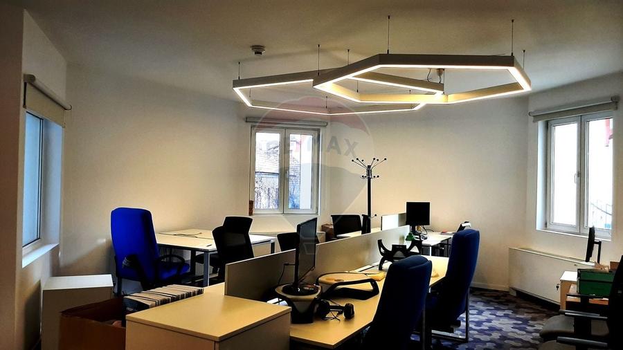 Spațiu de birouri de închiriat 140 mp Semicentral. Comision 0% - 11