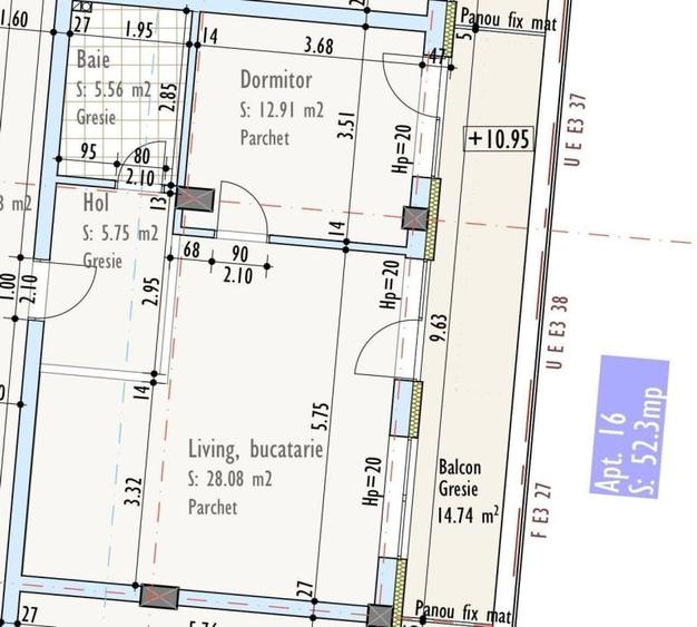 Apartament 2 camere, terasa, parcare subterana TVA inclus, posibilitate finisare - 5