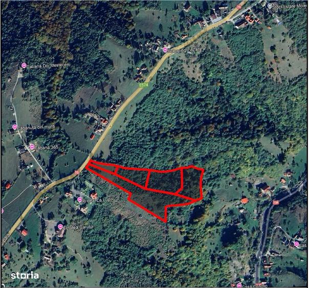 Teren 3 ha Moieciu de Jos | Drumul Carului I Panorama | Utilitati - 6