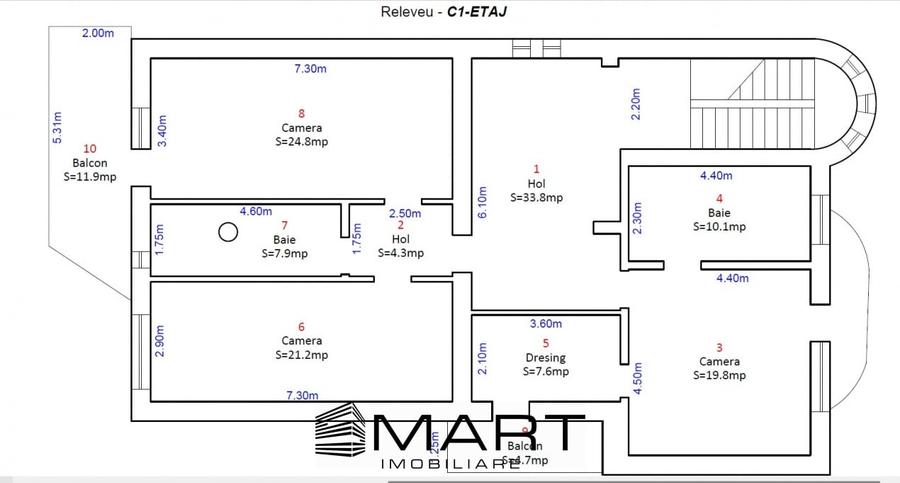 Casa individuala 380mp teren 580mp cartier Strand - 16