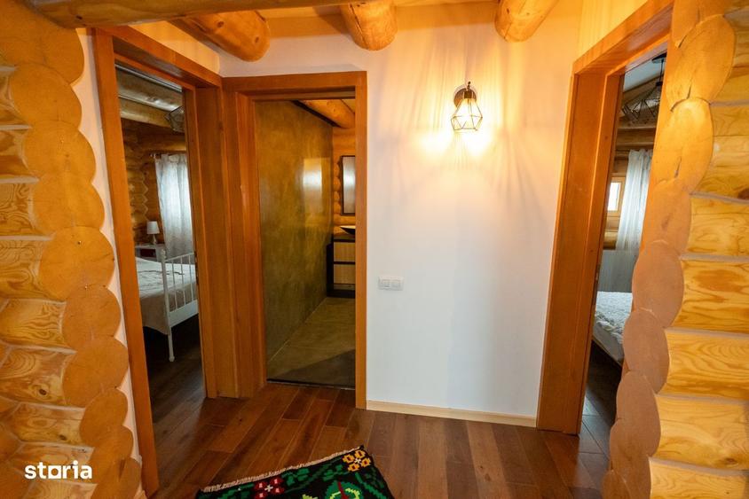 Casa premium din bu?tean,construita cu responsabilitate 980 mp teren - 5