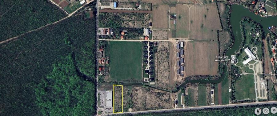 SNAGOV, lipit de Lidl, cu deschidere la Lacul Snagov, 875 mp. teren liber - 6