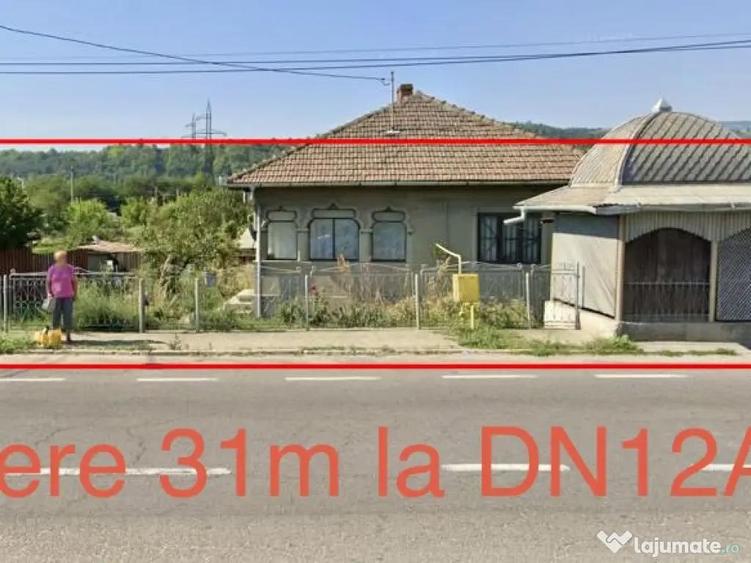 2262mp Teren Intravilan DN12A Comane?ti Deschidere 31m Casa + Anexa - 3