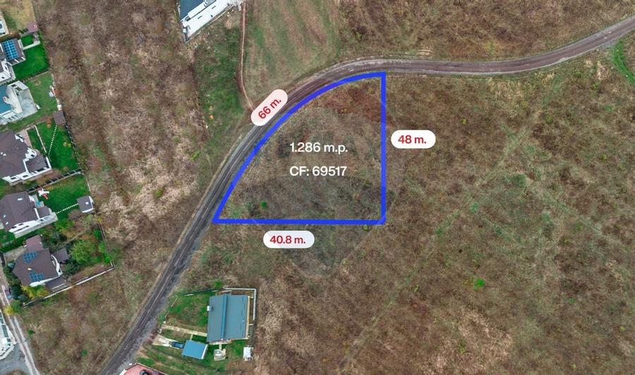 De Vanzare Teren 1,286mp Barnova - Str. Camil Petrescu 0% comision - 1