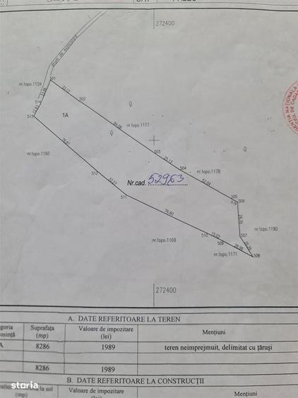 Teren 8300 mp Extravilan Uileacu de Munte - 1