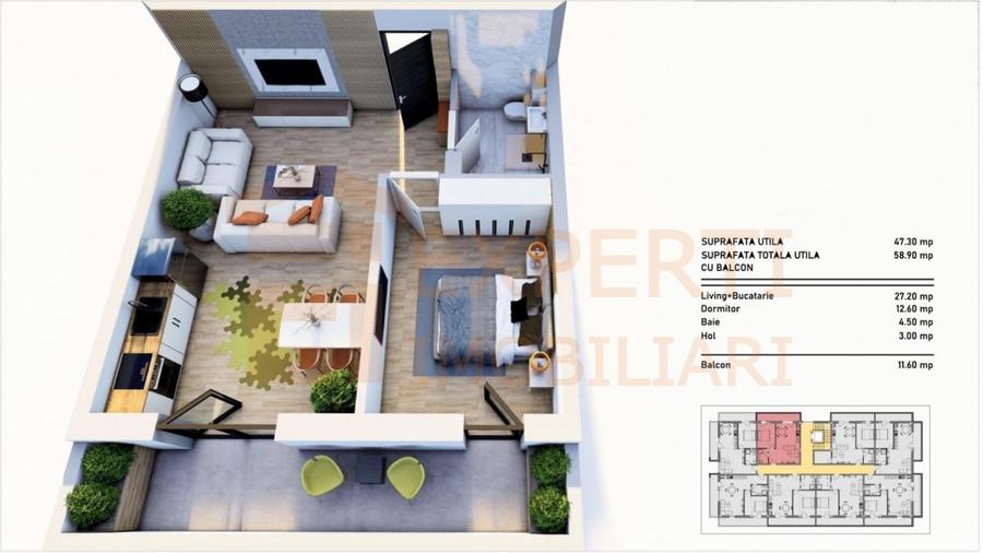 Apartament 2 camere de vanzare, Tomis Plus-Constanta - 2