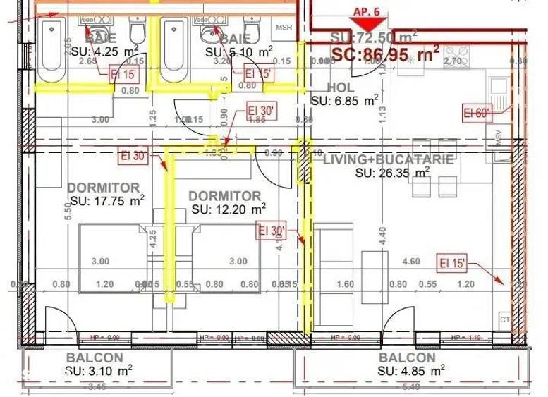 Apartament 3 camere bloc finalizat direct dezvoltator zona Pallady - 10