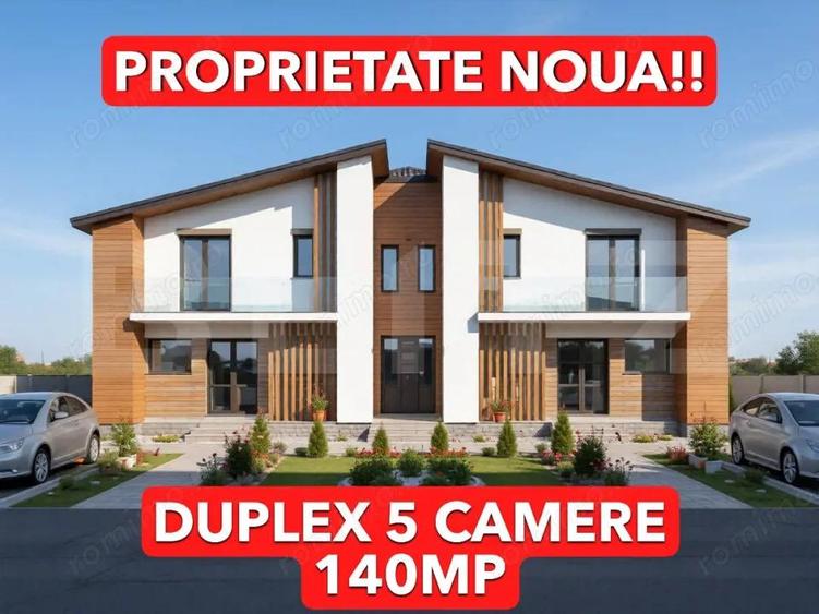 Duplex 4 camere 140 mp utili, 250 mp teren, Mo?ni?a Noua - 1