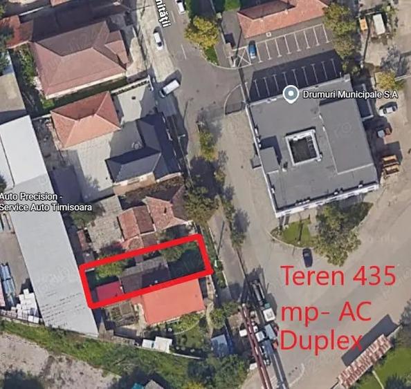 Vand teren intravilan in Timi?oara, Str. Eternita?ii nr. 52, cu AUTORIZA?IE DE CONSTRUIRE emisa pent - 8