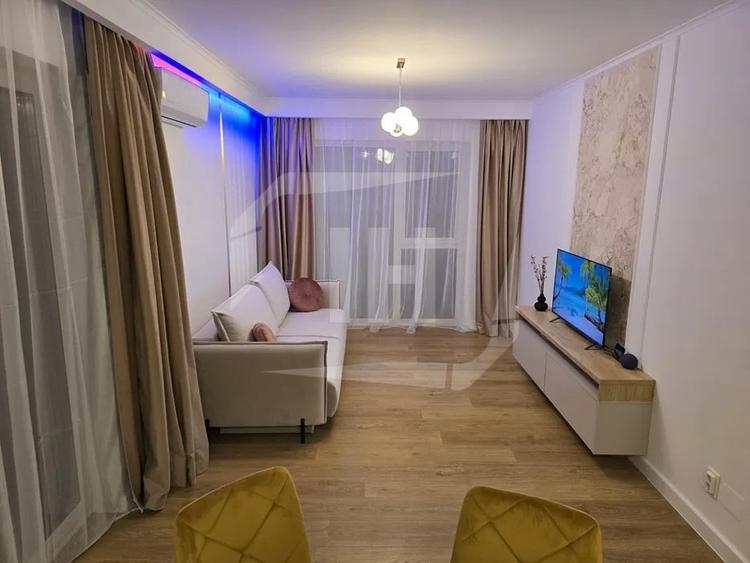Apartament cu 2 camere semidecomandat, mobilat în Iris
