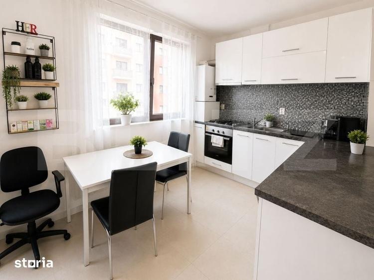Apartament 2 camere, 52 mp, balcon, parcare, zona Stejarului - 5