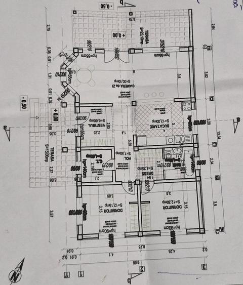 FARA COMISIOANE in Gulia vatra Satului la drum asfaltat casa 4 camere 2 bai P+M - 34