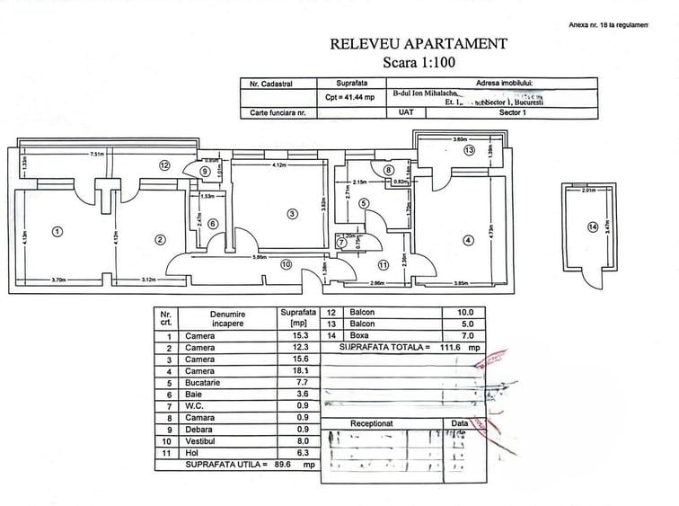 Apartament 4 camere - Ion Mihalache | Metrou 10 minute | "Ansamblul Steaua" - 17