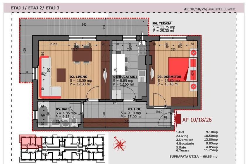 Mutare directa 2 camere decomandat bloc nou Oltenitei Berceni - 7