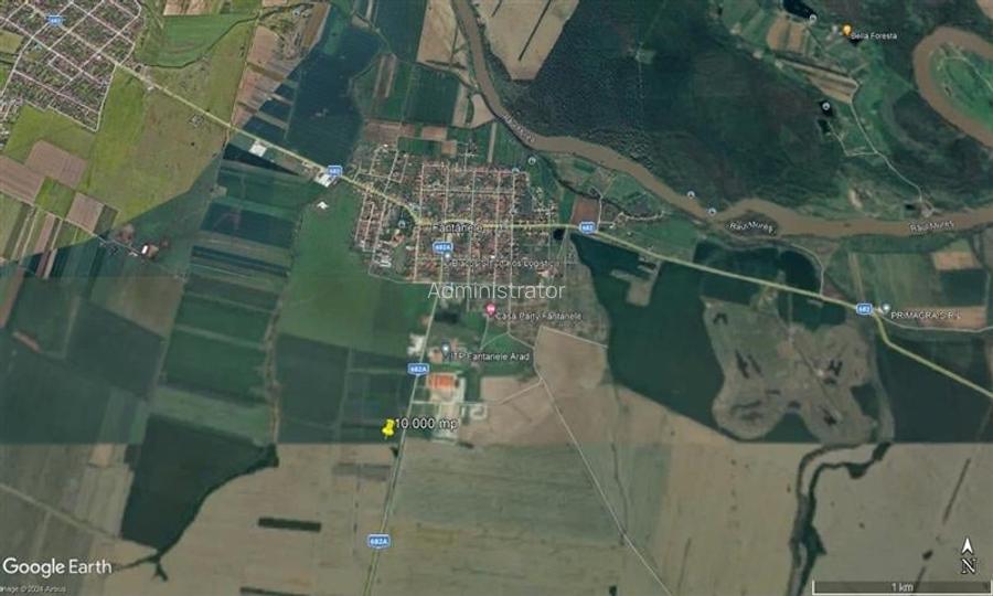 Teren extravilan, zona Fantanele