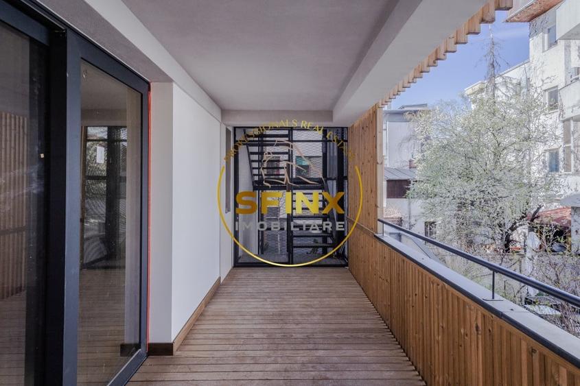 4 camere, duplex , curte proprie, 2 locuri de parcare  Dorobanti - 19