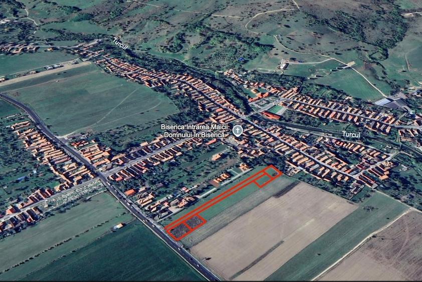 Teren plat P +4 Bran, panoramic munti, DN73, toate utilitatile - 10