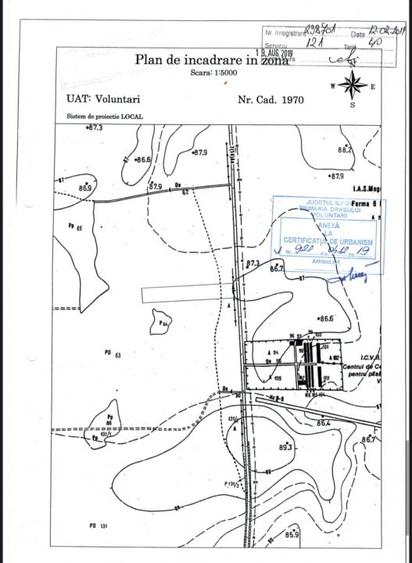 Teren construibil 10.000 mp - Voluntari, str. Tarlaua 13 - regim P+5 + 6 retras - 4