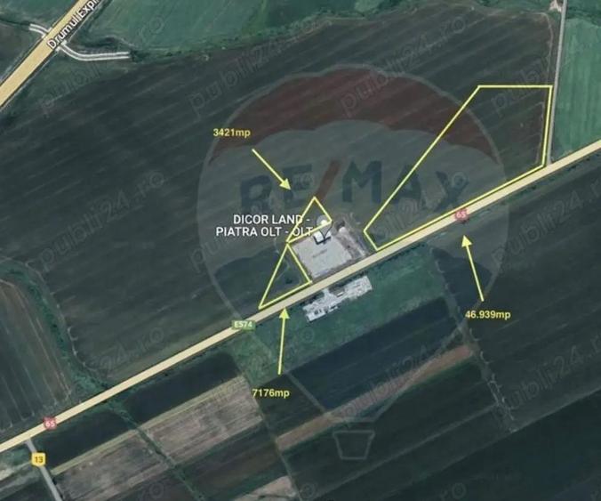 Teren Construibil 57,536mp DN 65 Slatina - Bals-Piatra Olt - 2
