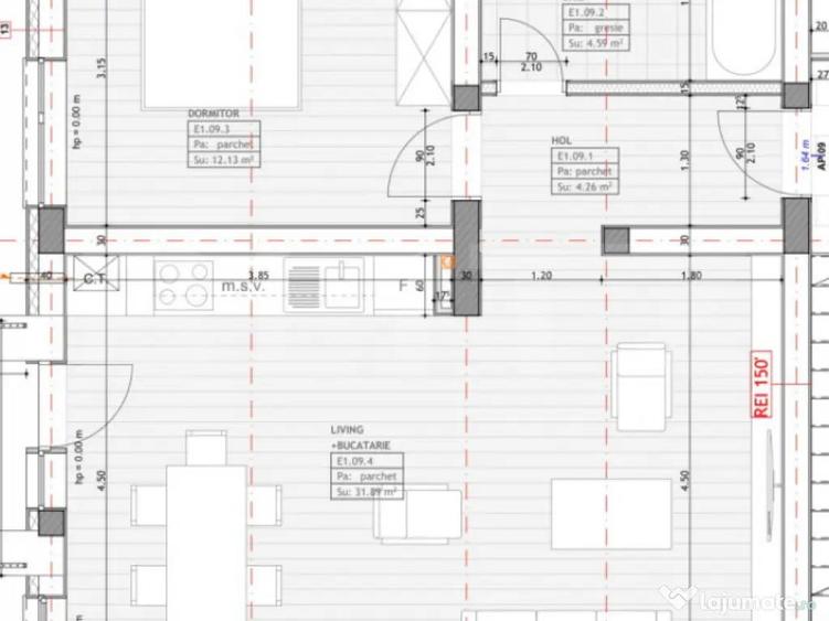 Apartament 2 camere, 53.33 mp, zona Kaufland Girocului - 1