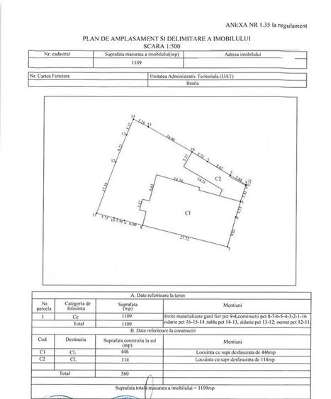 Ultracentral - Lic. Balcescu, P+1, 900mp construiti, teren 1109 mp pe colt, desc - 1