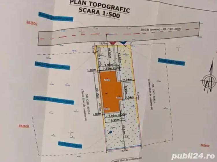 Vand duplex, parter + etaj in construc?ie. Teren 945 mp in Letea Veche. - 2