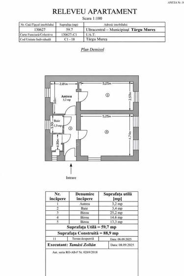Clădire ultracentrală – Târgu Mureș, str. Mihail Kogălniceanu - 5