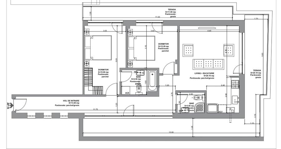 Dezvoltator - Ap 3 camere cu terasa in imobil tip Boutique zona Mosilor-Eminescu - 13