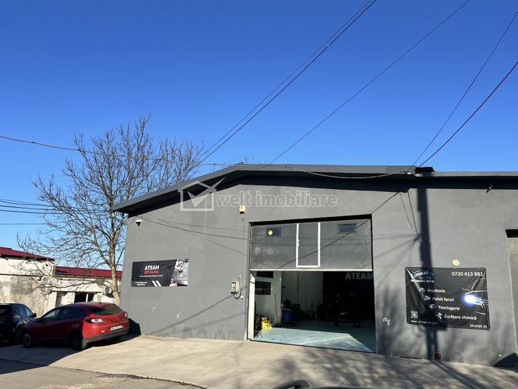 Hala multifunctionala 245mp, usa sectionala, H4,5m, str. Cetatii Floresti - 3