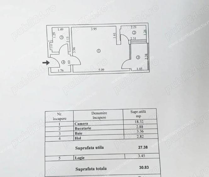 Apartament cu o camera, in Mazepa 1, cu vedere panoramica! - 2